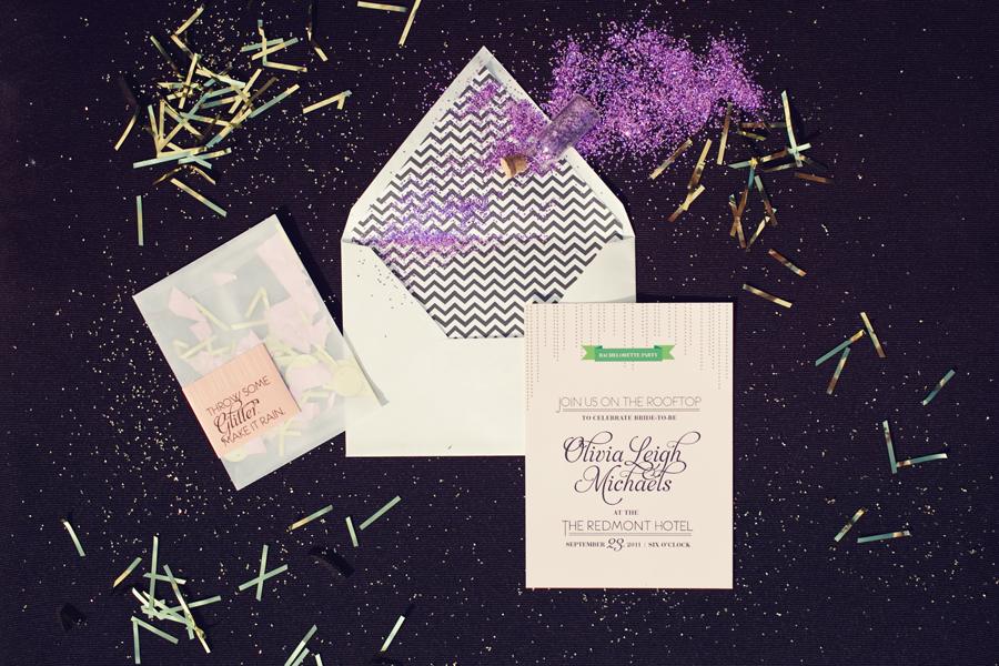 sonia davis invitation design chevron stripes
