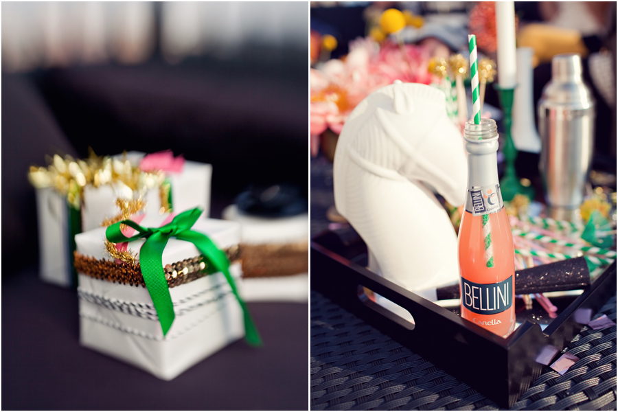 modern kate spade bachelorette party
