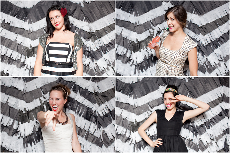 retro modern bachelorette party