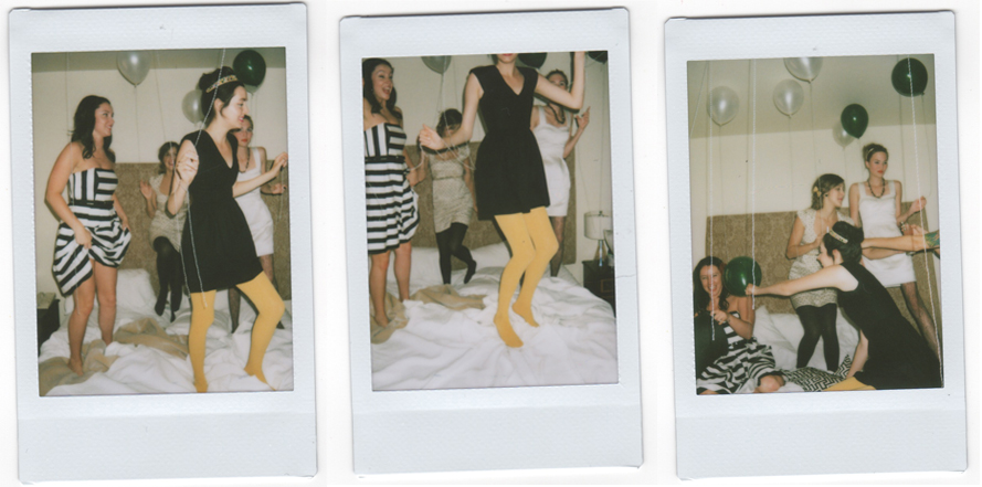 bachelorette party polaroids